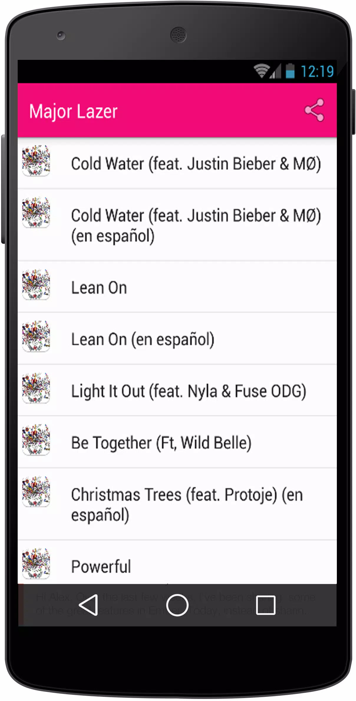 Major Lazer Cold Water Mp3 APK for Android Download