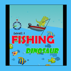 Dinosaur Fishing fun kids game ícone