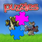 Dinosaur Puzzles Game for Kids আইকন