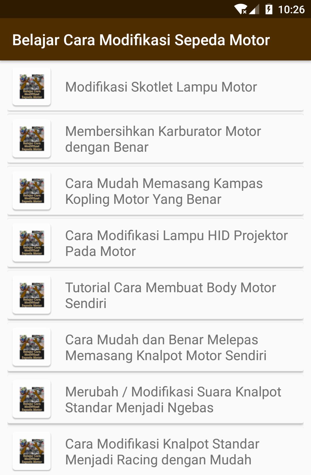 Belajar Cara Modifikasi Sepeda Motor For Android APK Download