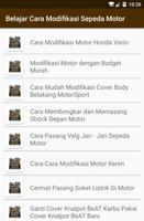 Belajar Cara Modifikasi Motor captura de pantalla 2