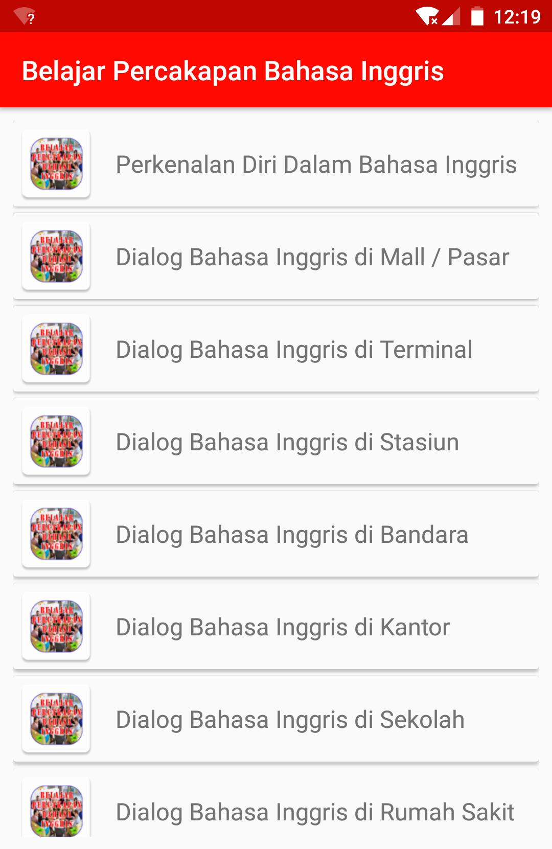 Belajar Percakapan Bahasa Inggris Pour Android Telechargez L Apk