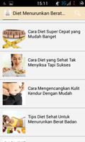 Diet Menurunkan Berat Badan captura de pantalla 2