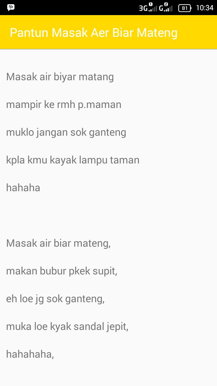 Kumpulan Pantun Lucu Humor For Android APK Download