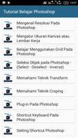 Tutorial Belajar Photoshop ภาพหน้าจอ 1