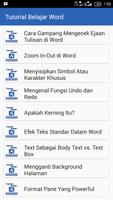 Tutorial Belajar Word スクリーンショット 3