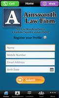 Ainsworth Law Firm Affiche