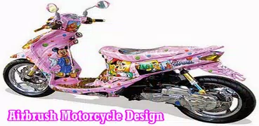 Motocicleta Airbrush projeto