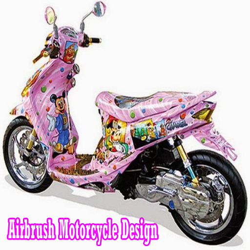Motorrad Airbrush-Design