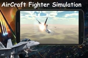 Aircraft Fighter simulation постер