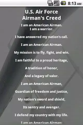 U.S. Air Force Airman's Creed APK for Android Download