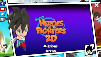 Poster Super Heroes Fighters 2D