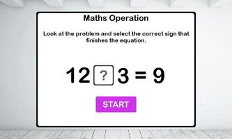 Maths Operations الملصق