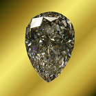 Yellow diamond clicker icône