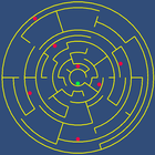 Circle maze icon