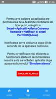 Avertizare Cutremur Romania ภาพหน้าจอ 2