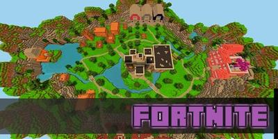 Map Fort-nit for MCPE Affiche
