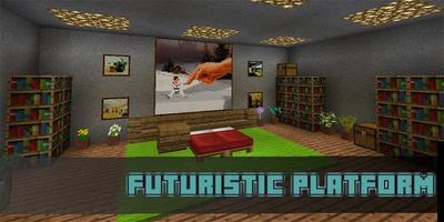 برنامه‌نما Futuristic Platform Map for MCPE عکس از صفحه