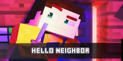 Skins Pack Hello-Neighbor for MCPE Affiche