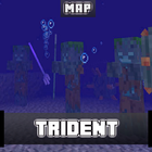 Trident Enchantments World Map for MCPE ไอคอน