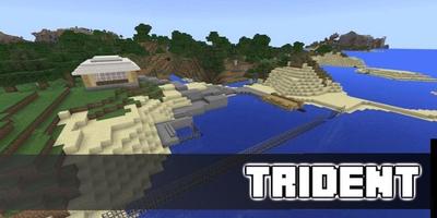 Trident Enchantments World Map for MCPE plakat