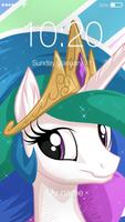 Celestia Princess Unicorn Lock Screen Affiche