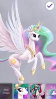 Celestia Princess Unicorn Lock Screen ảnh chụp màn hình 2