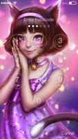 Cute Girl Anime Wallpaper HD Free Lock Screen Pin Affiche
