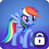 Rainbow Shy Little Pony Lock Screen icône