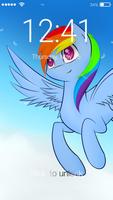 Rainbow Shy Little Pony Lock Screen Affiche