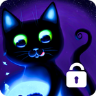 Kitty Cat  Lock Screen Phone Protection Password icône