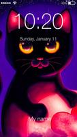 Kitty Cat  Lock Screen Phone Protection Password capture d'écran 2