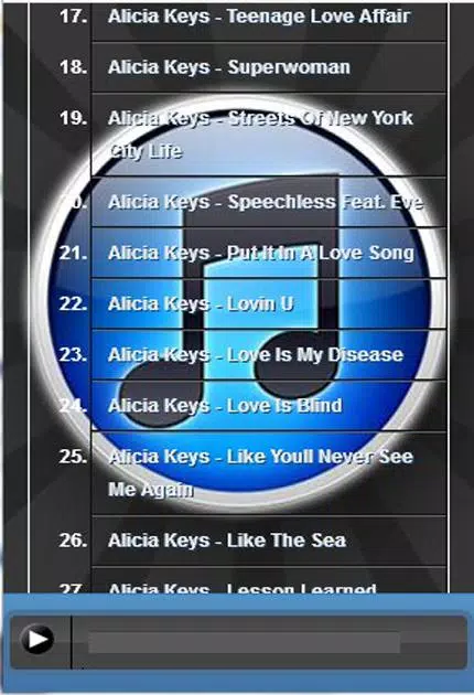 Alicia Keys Fallin Mp3 APK pour Android Télécharger