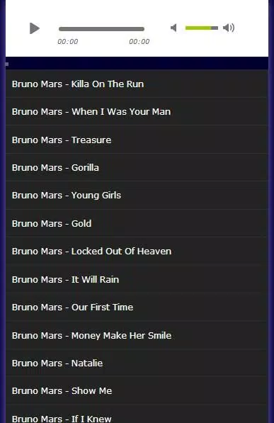 All Song Collection Bruno Mars Mp3 APK voor Android Download