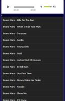 All Song Collection Bruno Mars Mp3 capture d'écran 1