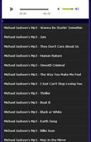 All Song Collection Michael Jackson Popular Mp3 capture d'écran 1