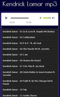 All Song Kendrick Lamar mp3 تصوير الشاشة 1