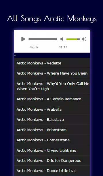 All Songs Arctic Monkeys Mp3 APK for Android Download