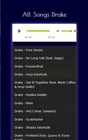 All Songs Drake Mp3 capture d'écran 1