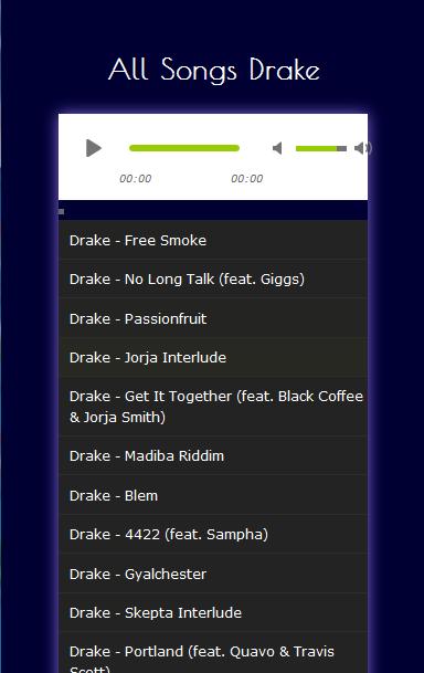 All Songs Drake Mp3 for Android - APK Download