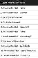 پوستر Learn American Football