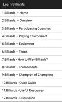 Learn Billiards Full Plakat