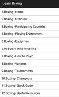 Learn Boxing Full Plakat