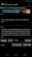 Message Encrypter capture d'écran 1