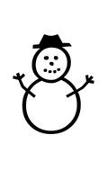 Unicode Snowman For You Affiche