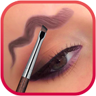 squiggly eyebrows makeup ไอคอน