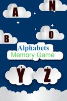 Alphabets Memory Game Poster
