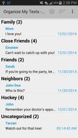 Organize My Texts - Free ポスター