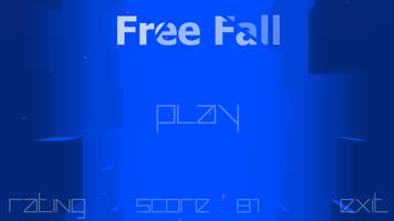 Free Fall Cubes Affiche