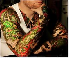 Amazing Colored Tattoo Designs पोस्टर